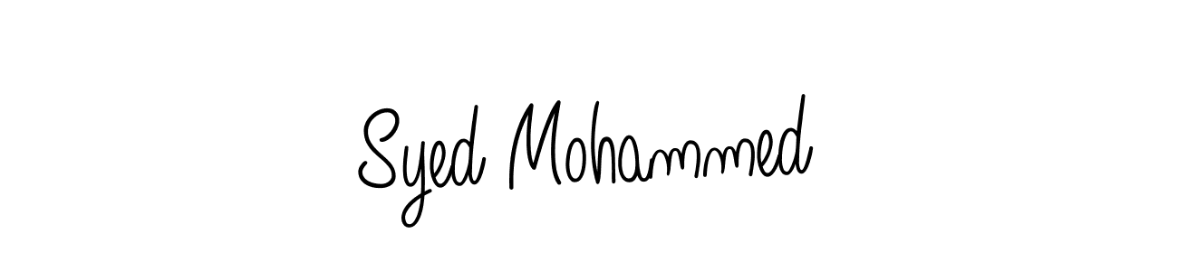 The best way (Angelique-Rose-font-FFP) to make a short signature is to pick only two or three words in your name. The name Syed Mohammed include a total of six letters. For converting this name. Syed Mohammed signature style 5 images and pictures png