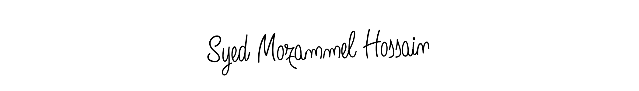 Create a beautiful signature design for name Syed Mozammel Hossain. With this signature (Angelique-Rose-font-FFP) fonts, you can make a handwritten signature for free. Syed Mozammel Hossain signature style 5 images and pictures png