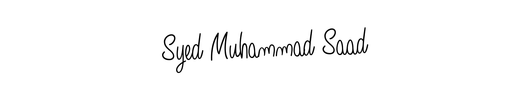 Similarly Angelique-Rose-font-FFP is the best handwritten signature design. Signature creator online .You can use it as an online autograph creator for name Syed Muhammad Saad. Syed Muhammad Saad signature style 5 images and pictures png