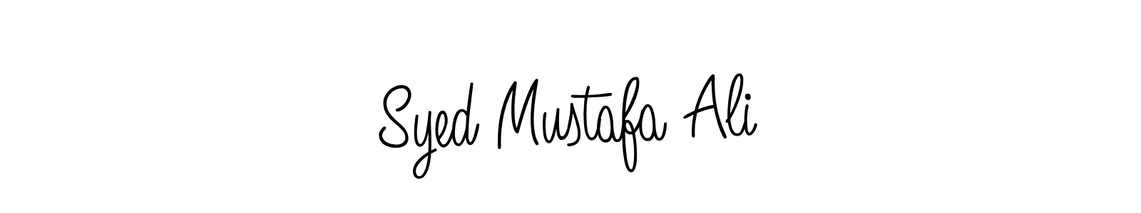 How to Draw Syed Mustafa Ali signature style? Angelique-Rose-font-FFP is a latest design signature styles for name Syed Mustafa Ali. Syed Mustafa Ali signature style 5 images and pictures png
