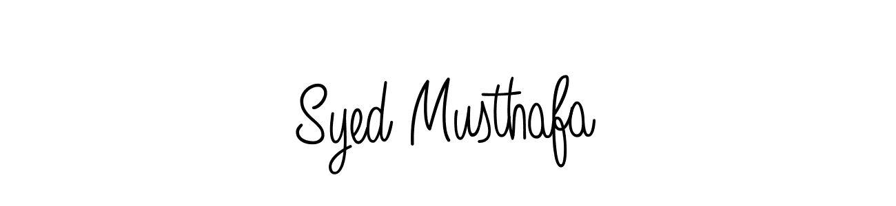 Make a beautiful signature design for name Syed Musthafa. With this signature (Angelique-Rose-font-FFP) style, you can create a handwritten signature for free. Syed Musthafa signature style 5 images and pictures png