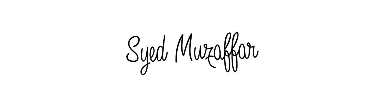 Syed Muzaffar stylish signature style. Best Handwritten Sign (Angelique-Rose-font-FFP) for my name. Handwritten Signature Collection Ideas for my name Syed Muzaffar. Syed Muzaffar signature style 5 images and pictures png
