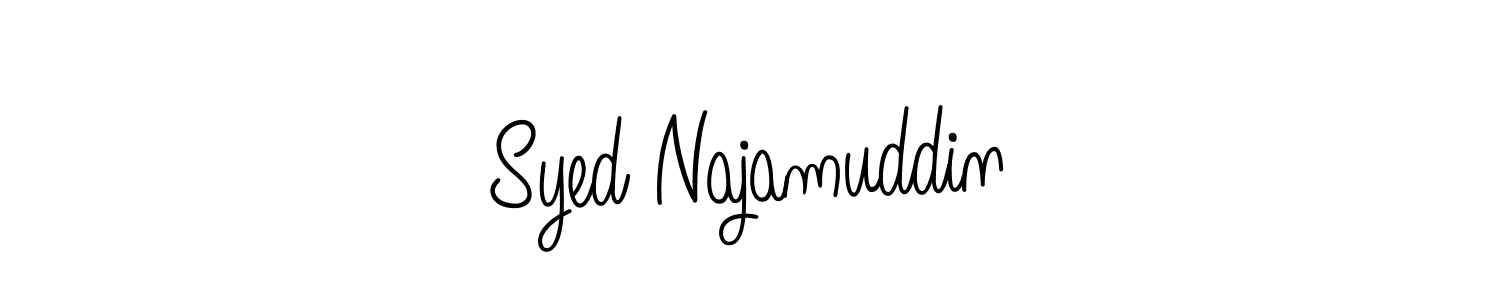 Best and Professional Signature Style for Syed Najamuddin. Angelique-Rose-font-FFP Best Signature Style Collection. Syed Najamuddin signature style 5 images and pictures png