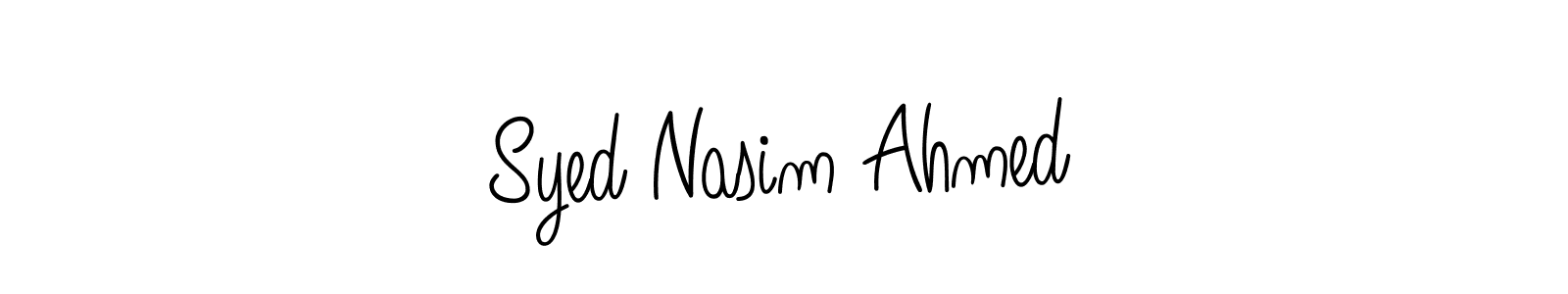 Make a beautiful signature design for name Syed Nasim Ahmed. Use this online signature maker to create a handwritten signature for free. Syed Nasim Ahmed signature style 5 images and pictures png