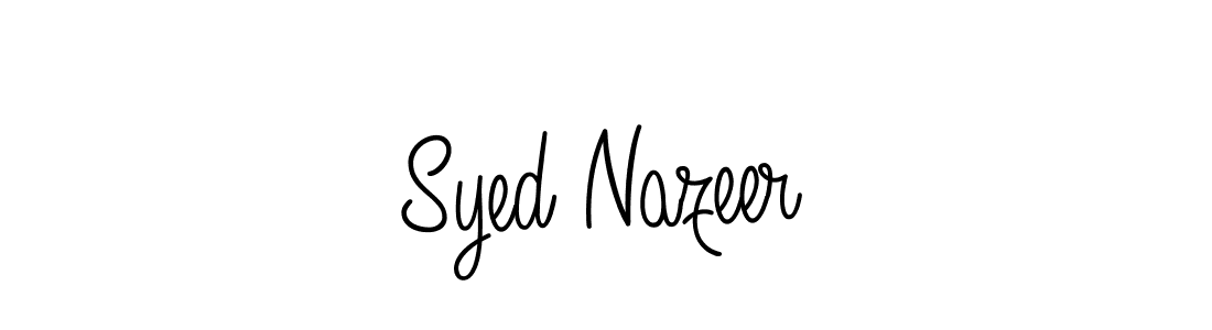 How to make Syed Nazeer signature? Angelique-Rose-font-FFP is a professional autograph style. Create handwritten signature for Syed Nazeer name. Syed Nazeer signature style 5 images and pictures png
