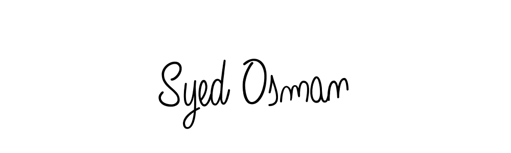 You should practise on your own different ways (Angelique-Rose-font-FFP) to write your name (Syed Osman) in signature. don't let someone else do it for you. Syed Osman signature style 5 images and pictures png