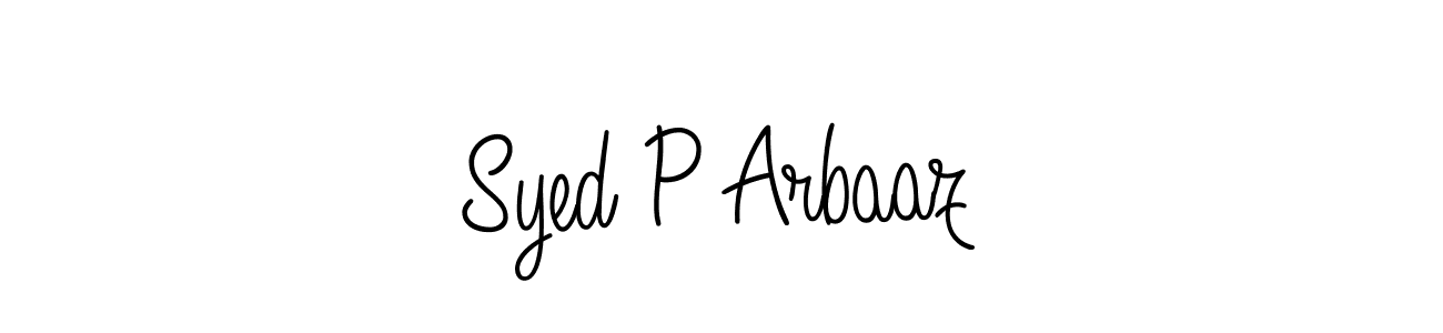 Best and Professional Signature Style for Syed P Arbaaz. Angelique-Rose-font-FFP Best Signature Style Collection. Syed P Arbaaz signature style 5 images and pictures png