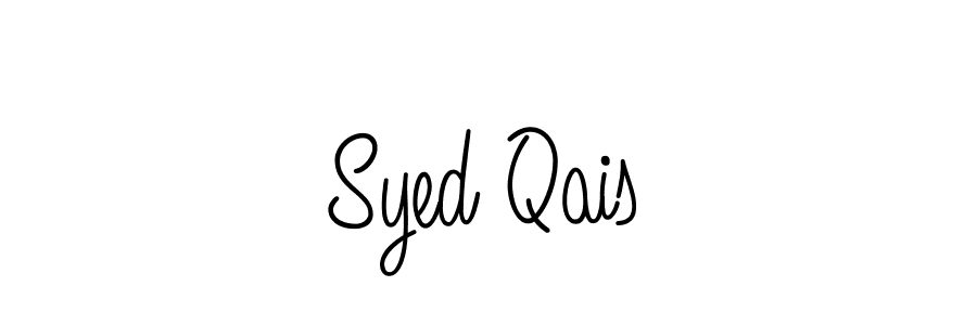The best way (Angelique-Rose-font-FFP) to make a short signature is to pick only two or three words in your name. The name Syed Qais include a total of six letters. For converting this name. Syed Qais signature style 5 images and pictures png