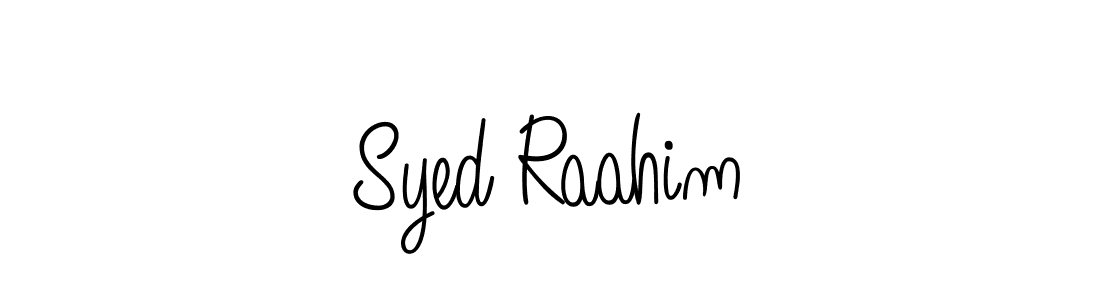 Also You can easily find your signature by using the search form. We will create Syed Raahim name handwritten signature images for you free of cost using Angelique-Rose-font-FFP sign style. Syed Raahim signature style 5 images and pictures png