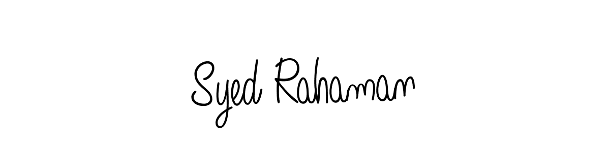 It looks lik you need a new signature style for name Syed Rahaman. Design unique handwritten (Angelique-Rose-font-FFP) signature with our free signature maker in just a few clicks. Syed Rahaman signature style 5 images and pictures png