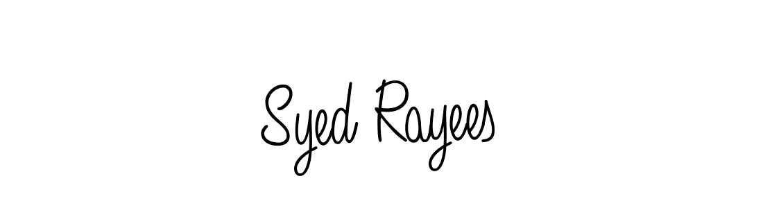 Angelique-Rose-font-FFP is a professional signature style that is perfect for those who want to add a touch of class to their signature. It is also a great choice for those who want to make their signature more unique. Get Syed Rayees name to fancy signature for free. Syed Rayees signature style 5 images and pictures png