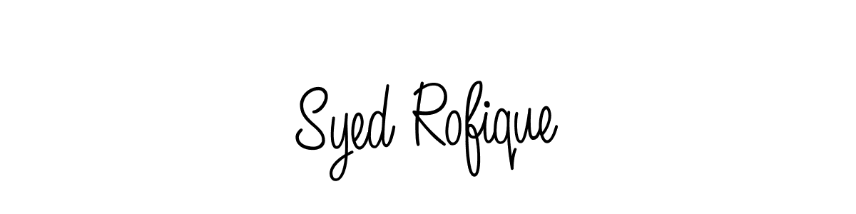 Create a beautiful signature design for name Syed Rofique. With this signature (Angelique-Rose-font-FFP) fonts, you can make a handwritten signature for free. Syed Rofique signature style 5 images and pictures png