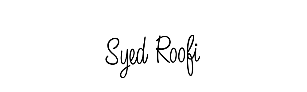 Design your own signature with our free online signature maker. With this signature software, you can create a handwritten (Angelique-Rose-font-FFP) signature for name Syed Roofi. Syed Roofi signature style 5 images and pictures png