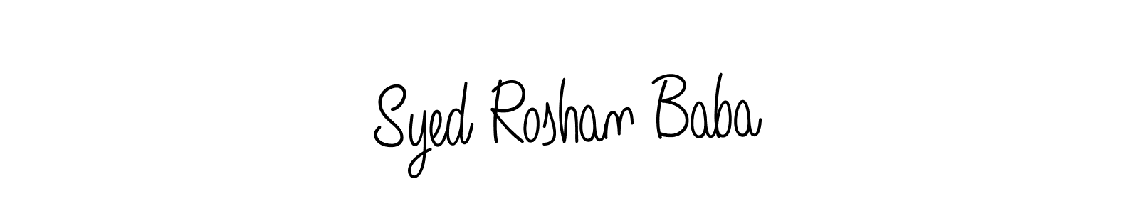 Create a beautiful signature design for name Syed Roshan Baba. With this signature (Angelique-Rose-font-FFP) fonts, you can make a handwritten signature for free. Syed Roshan Baba signature style 5 images and pictures png