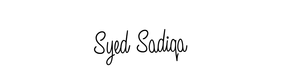 Here are the top 10 professional signature styles for the name Syed Sadiqa. These are the best autograph styles you can use for your name. Syed Sadiqa signature style 5 images and pictures png