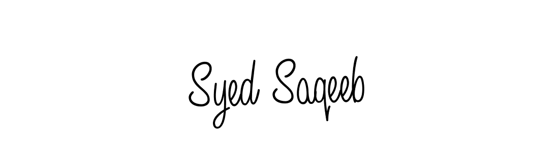 How to Draw Syed Saqeeb signature style? Angelique-Rose-font-FFP is a latest design signature styles for name Syed Saqeeb. Syed Saqeeb signature style 5 images and pictures png