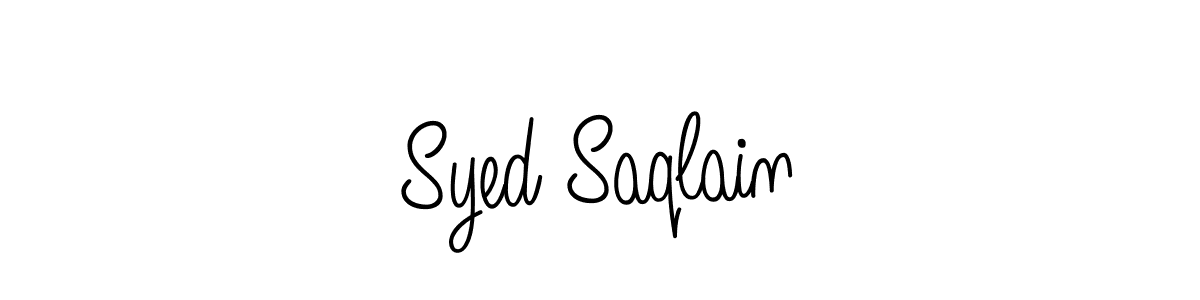 How to Draw Syed Saqlain signature style? Angelique-Rose-font-FFP is a latest design signature styles for name Syed Saqlain. Syed Saqlain signature style 5 images and pictures png