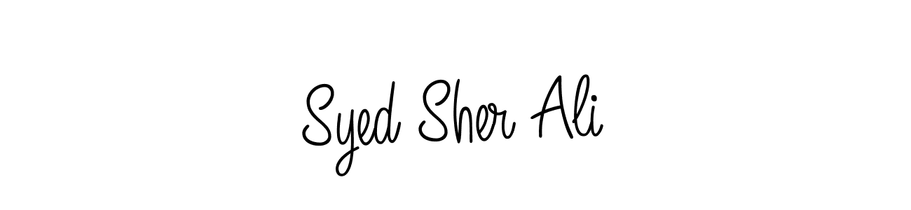 This is the best signature style for the Syed Sher Ali name. Also you like these signature font (Angelique-Rose-font-FFP). Mix name signature. Syed Sher Ali signature style 5 images and pictures png