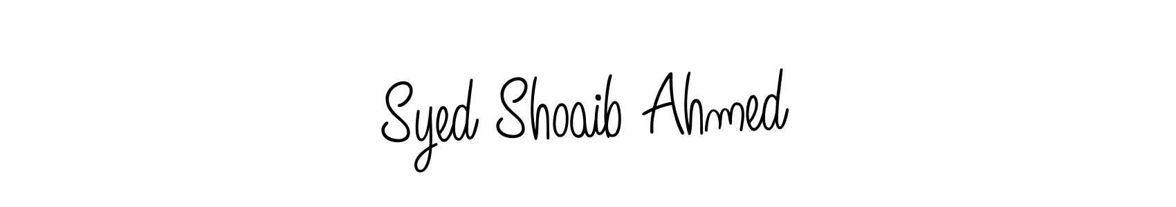 How to make Syed Shoaib Ahmed signature? Angelique-Rose-font-FFP is a professional autograph style. Create handwritten signature for Syed Shoaib Ahmed name. Syed Shoaib Ahmed signature style 5 images and pictures png