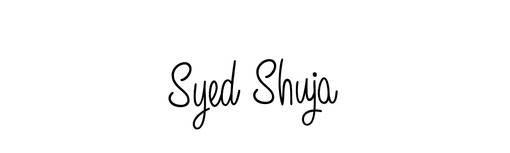 Syed Shuja stylish signature style. Best Handwritten Sign (Angelique-Rose-font-FFP) for my name. Handwritten Signature Collection Ideas for my name Syed Shuja. Syed Shuja signature style 5 images and pictures png