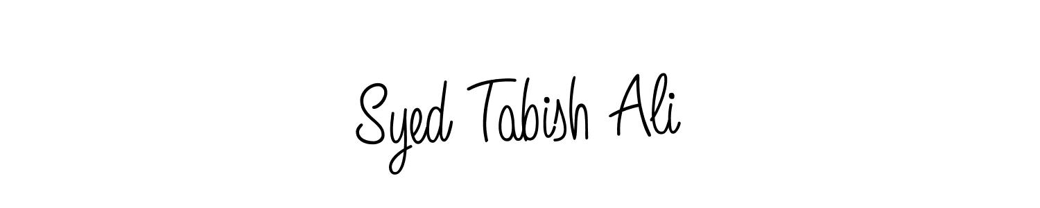 Make a beautiful signature design for name Syed Tabish Ali. Use this online signature maker to create a handwritten signature for free. Syed Tabish Ali signature style 5 images and pictures png