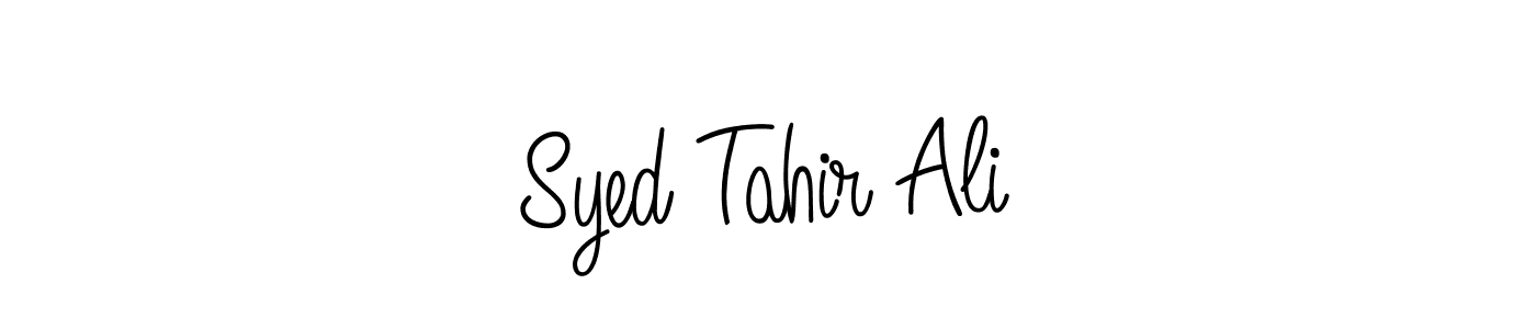 Syed Tahir Ali stylish signature style. Best Handwritten Sign (Angelique-Rose-font-FFP) for my name. Handwritten Signature Collection Ideas for my name Syed Tahir Ali. Syed Tahir Ali signature style 5 images and pictures png