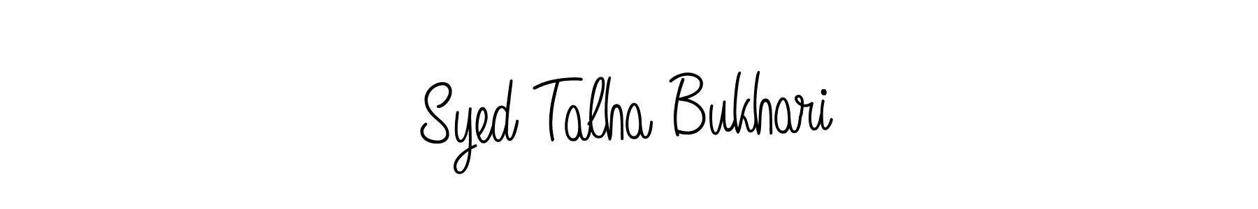 Also You can easily find your signature by using the search form. We will create Syed Talha Bukhari name handwritten signature images for you free of cost using Angelique-Rose-font-FFP sign style. Syed Talha Bukhari signature style 5 images and pictures png