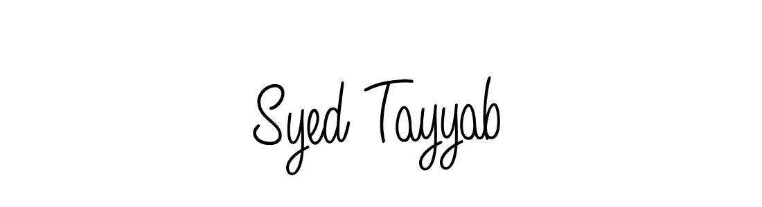 Once you've used our free online signature maker to create your best signature Angelique-Rose-font-FFP style, it's time to enjoy all of the benefits that Syed Tayyab name signing documents. Syed Tayyab signature style 5 images and pictures png