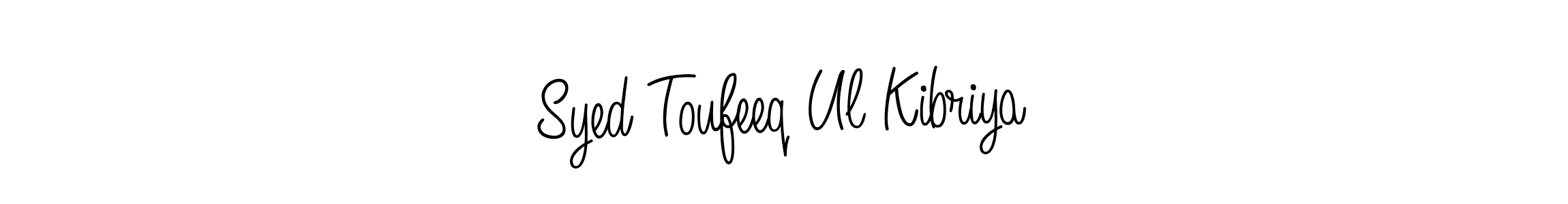Similarly Angelique-Rose-font-FFP is the best handwritten signature design. Signature creator online .You can use it as an online autograph creator for name Syed Toufeeq Ul Kibriya. Syed Toufeeq Ul Kibriya signature style 5 images and pictures png