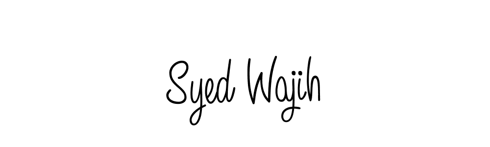 How to make Syed Wajih signature? Angelique-Rose-font-FFP is a professional autograph style. Create handwritten signature for Syed Wajih name. Syed Wajih signature style 5 images and pictures png