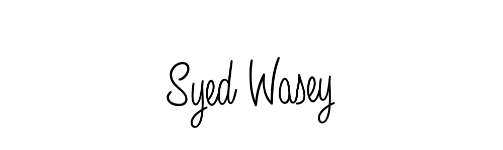 Also we have Syed Wasey name is the best signature style. Create professional handwritten signature collection using Angelique-Rose-font-FFP autograph style. Syed Wasey signature style 5 images and pictures png