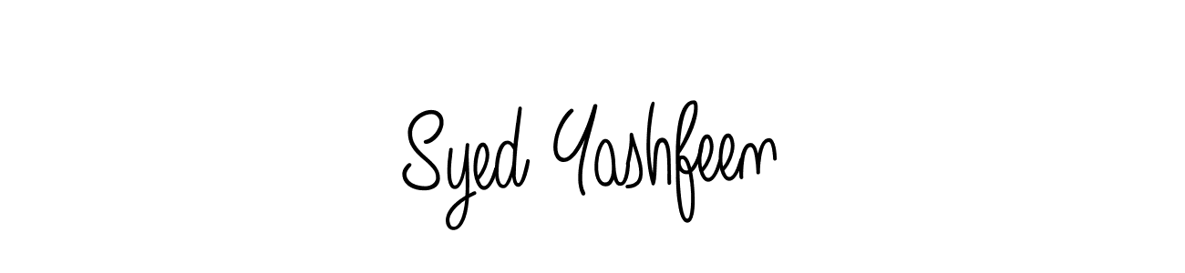 Create a beautiful signature design for name Syed Yashfeen. With this signature (Angelique-Rose-font-FFP) fonts, you can make a handwritten signature for free. Syed Yashfeen signature style 5 images and pictures png