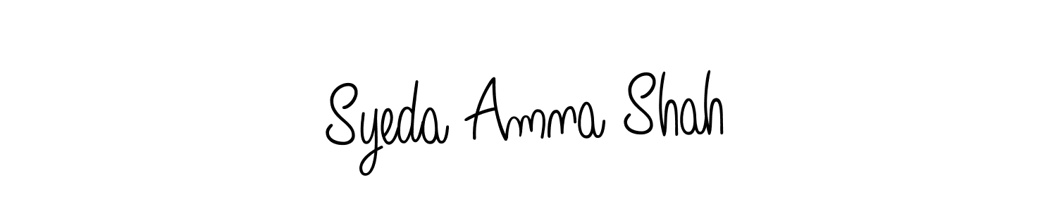 You can use this online signature creator to create a handwritten signature for the name Syeda Amna Shah. This is the best online autograph maker. Syeda Amna Shah signature style 5 images and pictures png