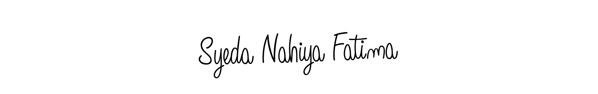 It looks lik you need a new signature style for name Syeda Nahiya Fatima. Design unique handwritten (Angelique-Rose-font-FFP) signature with our free signature maker in just a few clicks. Syeda Nahiya Fatima signature style 5 images and pictures png