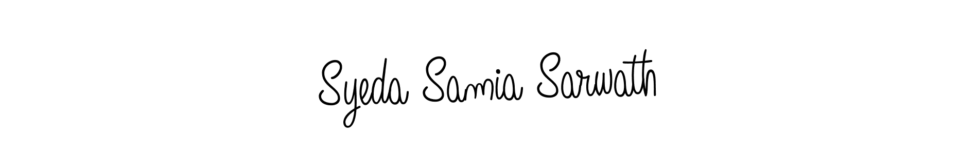 See photos of Syeda Samia Sarwath official signature by Spectra . Check more albums & portfolios. Read reviews & check more about Angelique-Rose-font-FFP font. Syeda Samia Sarwath signature style 5 images and pictures png