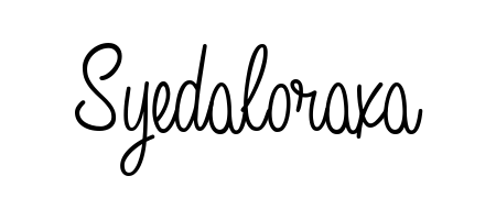 Master the art of signing with Syedaloraxa written in fluent Angelique-Rose-font-FFP script. A great template to practice and refine your handwriting. Syedaloraxa signature style 5 images and pictures png