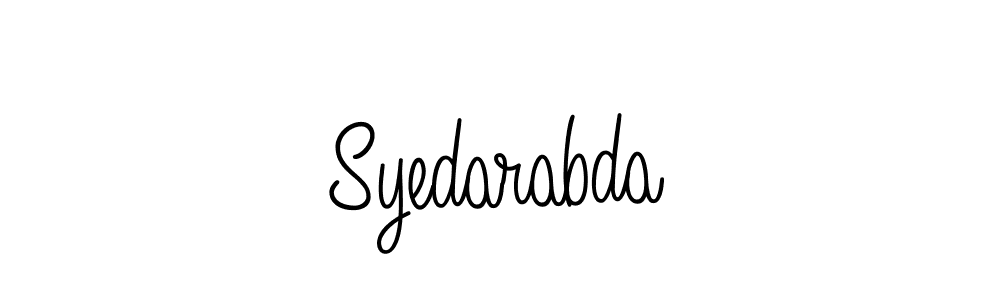 Also You can easily find your signature by using the search form. We will create Syedarabda name handwritten signature images for you free of cost using Angelique-Rose-font-FFP sign style. Syedarabda signature style 5 images and pictures png