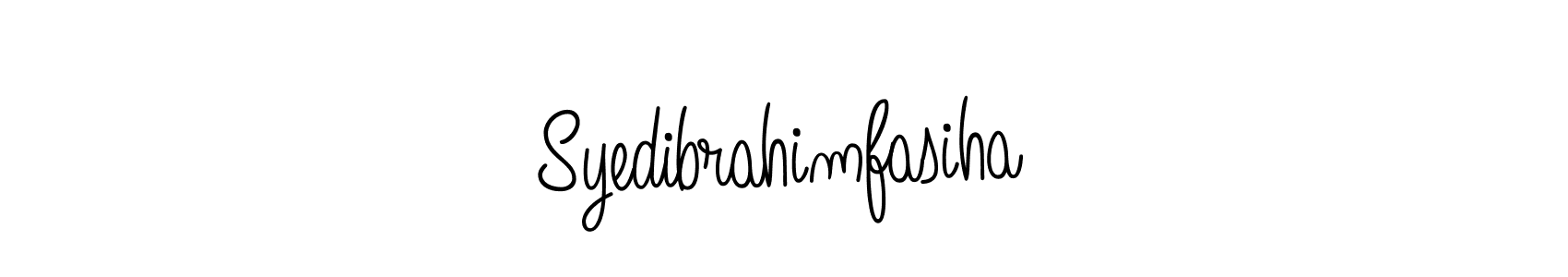 Syedibrahimfasiha stylish signature style. Best Handwritten Sign (Angelique-Rose-font-FFP) for my name. Handwritten Signature Collection Ideas for my name Syedibrahimfasiha. Syedibrahimfasiha signature style 5 images and pictures png