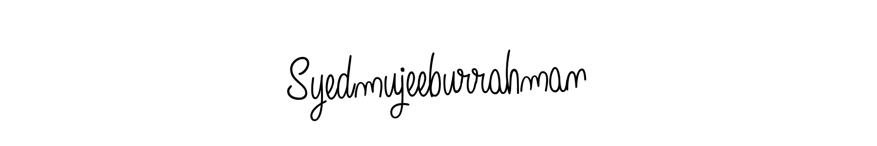Once you've used our free online signature maker to create your best signature Angelique-Rose-font-FFP style, it's time to enjoy all of the benefits that Syedmujeeburrahman name signing documents. Syedmujeeburrahman signature style 5 images and pictures png