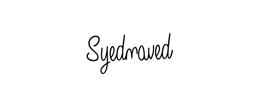 How to make Syednaved signature? Angelique-Rose-font-FFP is a professional autograph style. Create handwritten signature for Syednaved name. Syednaved signature style 5 images and pictures png