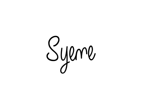 How to make Syene signature? Angelique-Rose-font-FFP is a professional autograph style. Create handwritten signature for Syene name. Syene signature style 5 images and pictures png