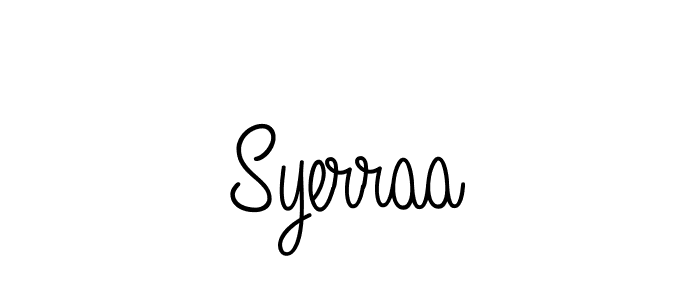 Check out images of Autograph of Syerraa name. Actor Syerraa Signature Style. Angelique-Rose-font-FFP is a professional sign style online. Syerraa signature style 5 images and pictures png