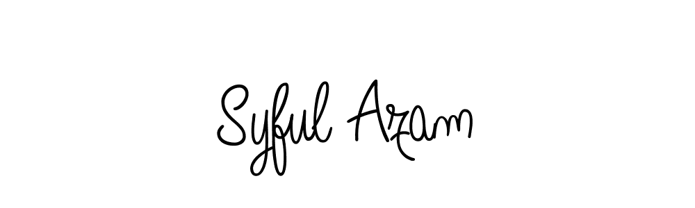 Once you've used our free online signature maker to create your best signature Angelique-Rose-font-FFP style, it's time to enjoy all of the benefits that Syful Azam name signing documents. Syful Azam signature style 5 images and pictures png