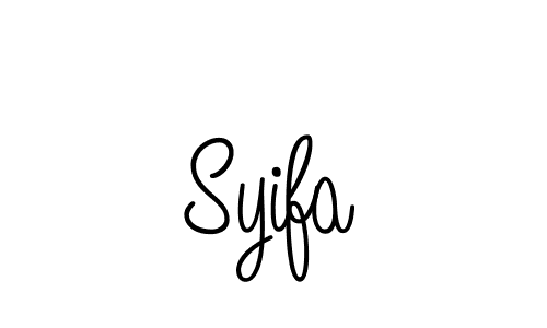 Also we have Syifa name is the best signature style. Create professional handwritten signature collection using Angelique-Rose-font-FFP autograph style. Syifa signature style 5 images and pictures png