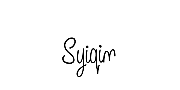 Make a beautiful signature design for name Syiqin. Use this online signature maker to create a handwritten signature for free. Syiqin signature style 5 images and pictures png