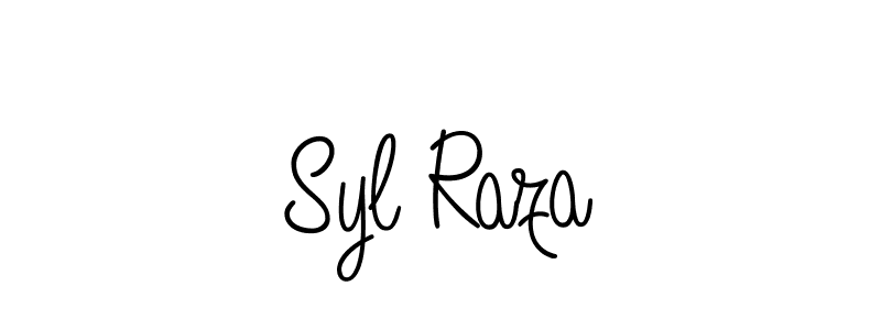 Also we have Syl Raza name is the best signature style. Create professional handwritten signature collection using Angelique-Rose-font-FFP autograph style. Syl Raza signature style 5 images and pictures png