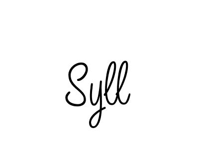 Create a beautiful signature design for name Syll. With this signature (Angelique-Rose-font-FFP) fonts, you can make a handwritten signature for free. Syll signature style 5 images and pictures png