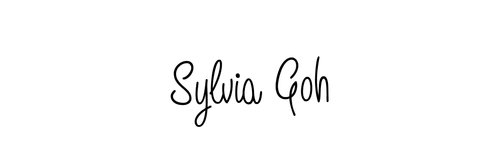 Make a beautiful signature design for name Sylvia Goh. With this signature (Angelique-Rose-font-FFP) style, you can create a handwritten signature for free. Sylvia Goh signature style 5 images and pictures png