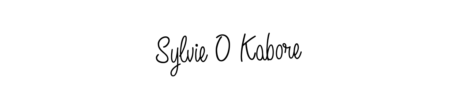 Sylvie O Kabore stylish signature style. Best Handwritten Sign (Angelique-Rose-font-FFP) for my name. Handwritten Signature Collection Ideas for my name Sylvie O Kabore. Sylvie O Kabore signature style 5 images and pictures png