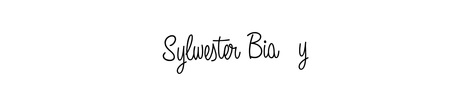 You can use this online signature creator to create a handwritten signature for the name Sylwester Biały. This is the best online autograph maker. Sylwester Biały signature style 5 images and pictures png